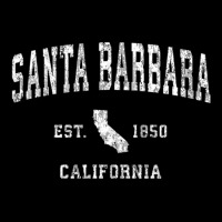 Santa Barbara California Ca Vintage Athletic Sports Fleece Short | Artistshot