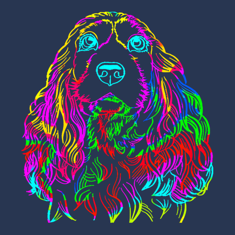 Cocker T  Shirt Colorful Cocker Spaniel Dog T  Shirt Ladies Denim Jacket by greenholttroy502 | Artistshot