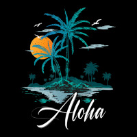 Aloha Hawaii Palm Tree Beach Vacation Family Trip Adjustable Cap | Artistshot