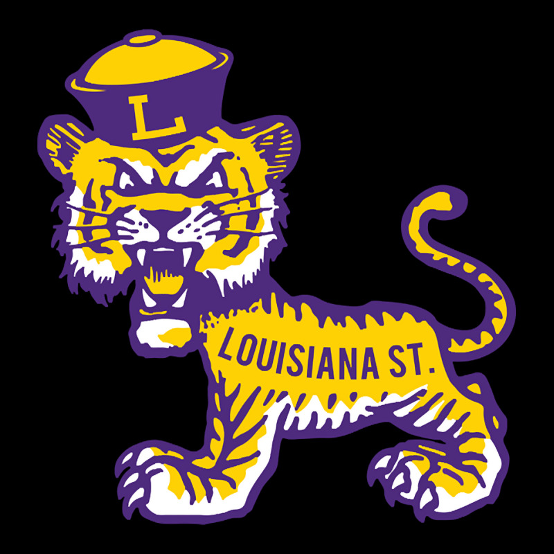 Vintage Standing Angry Tiger - Lsu Adjustable Cap by seifertmurryq3jmxs | Artistshot