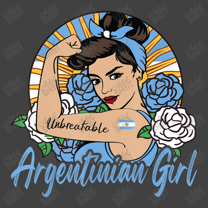 Argentina Girl Argentinian Mujer Argentine Flag Vintage T-Shirt by Min05 | Artistshot