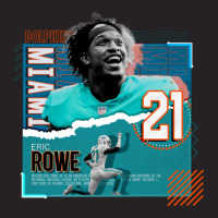 Eric Rowe Football Paper Poster Dolphins Vintage Cap | Artistshot