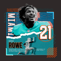 Eric Rowe Football Paper Poster Dolphins Racerback Tank | Artistshot