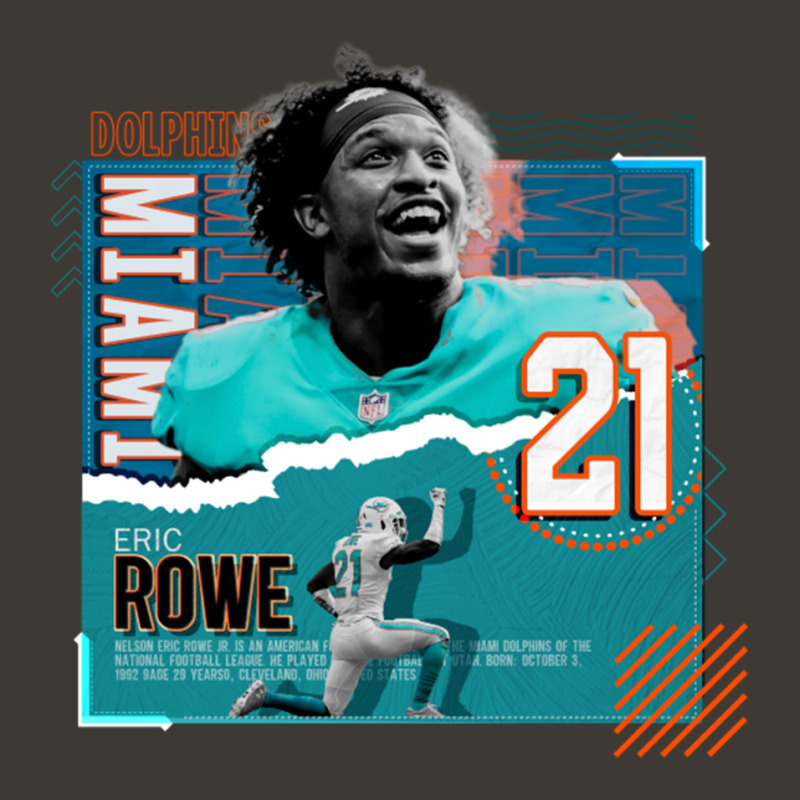 Eric Rowe Football Paper Poster Dolphins Bucket Hat by JemmaLyna | Artistshot