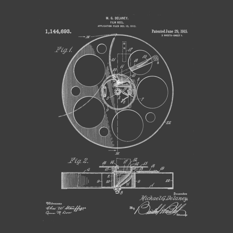 Film Reel Patent - Classic Cinema Art - Black Chalkboard Men's Polo Shirt by AcostaLopezJuan | Artistshot