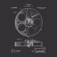 Film Reel Patent - Classic Cinema Art - Black Chalkboard Vintage Hoodie And Short Set | Artistshot