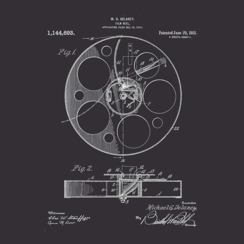 Film Reel Patent - Classic Cinema Art - Black Chalkboard Vintage Hoodie And Short Set by AcostaLopezJuan | Artistshot