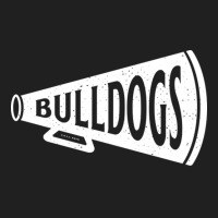 Vintage Megaphone Canton Bulldogs White Bulldogs Wordmark Ladies Polo Shirt | Artistshot