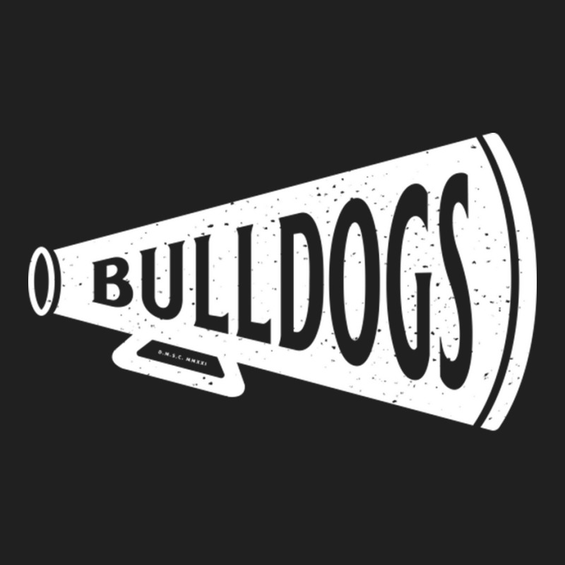 Vintage Megaphone Canton Bulldogs White Bulldogs Wordmark Ladies Polo Shirt by JeremyHurley | Artistshot