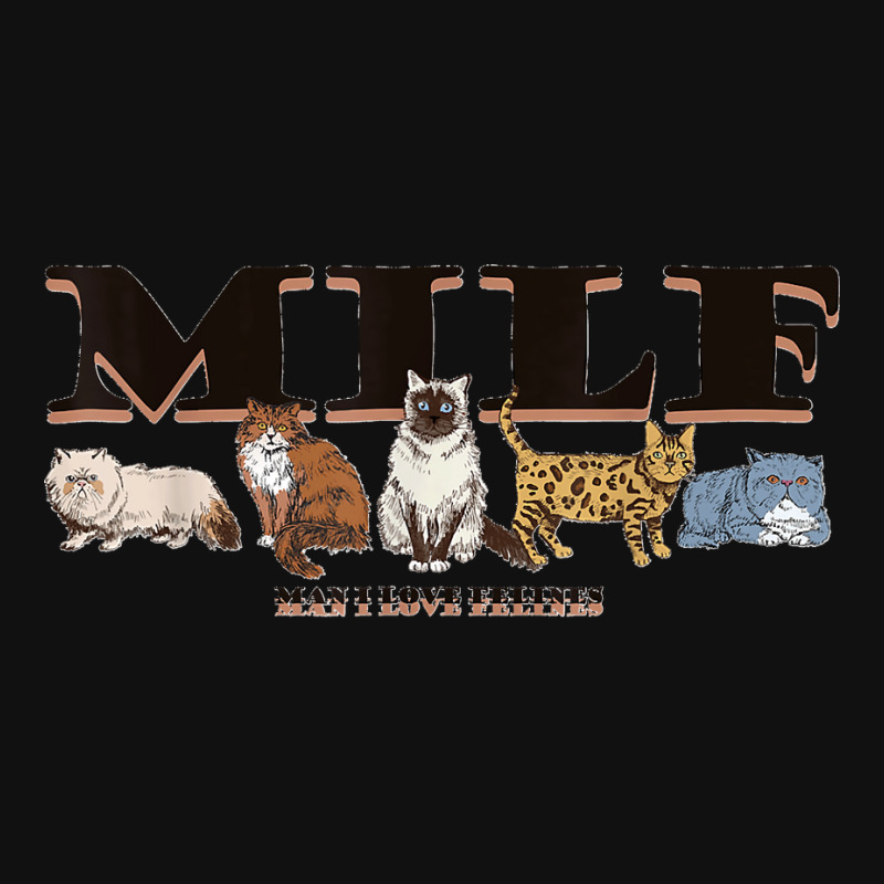 Milf Man I Love Felines Vintage Persian Cat Front Car Mat | Artistshot