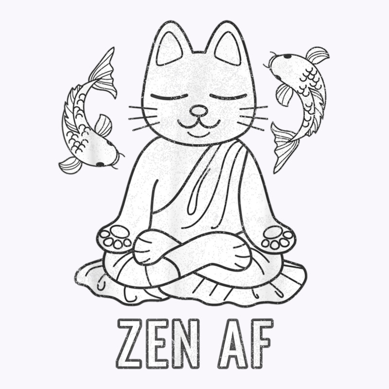 Zen Af Funny Meditating Cat Spiritual Yoga Gift For Women Tank Top | Artistshot