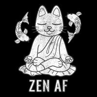 Zen Af Funny Meditating Cat Spiritual Yoga Gift For Women Men's Long Sleeve Pajama Set | Artistshot