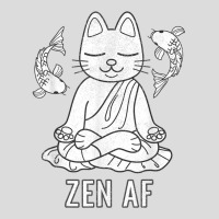 Zen Af Funny Meditating Cat Spiritual Yoga Gift For Women Men's Polo Shirt | Artistshot