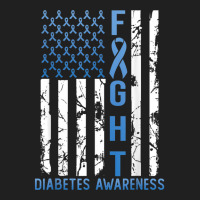 Support Fight Usa Flag Type 2 Type 1 Diabetes Awareness Ladies Polo Shirt | Artistshot