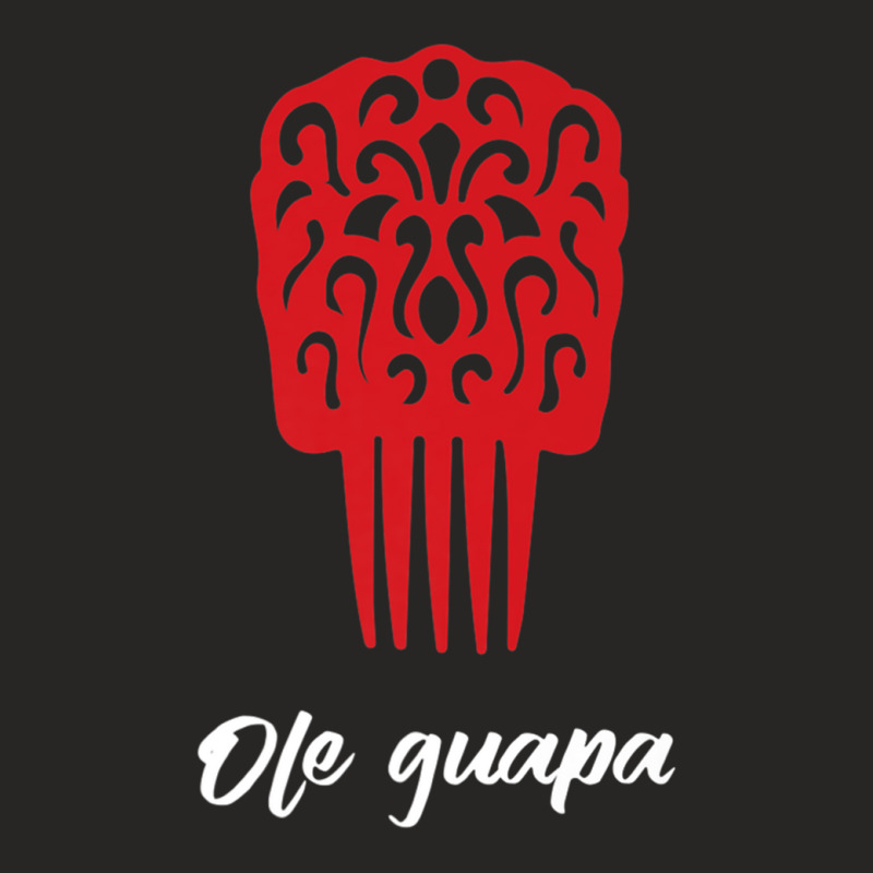 Flamenco Dancer Comb Ole Guapa Premium Ladies Fitted T-Shirt by CherieColletteBoggan | Artistshot