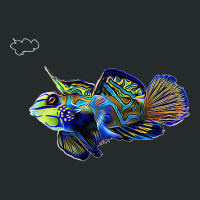 Mandarin Goby Dragonet Saltwater Reef Aquarium Fish Tank Premium Women's Triblend Scoop T-shirt | Artistshot