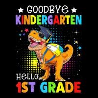 Goodbye Kindergarten Graduation Hello First Grade Dinosaur Men's Long Sleeve Pajama Set | Artistshot