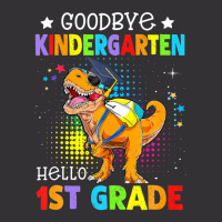 Goodbye Kindergarten Graduation Hello First Grade Dinosaur Vintage Hoodie And Short Set | Artistshot