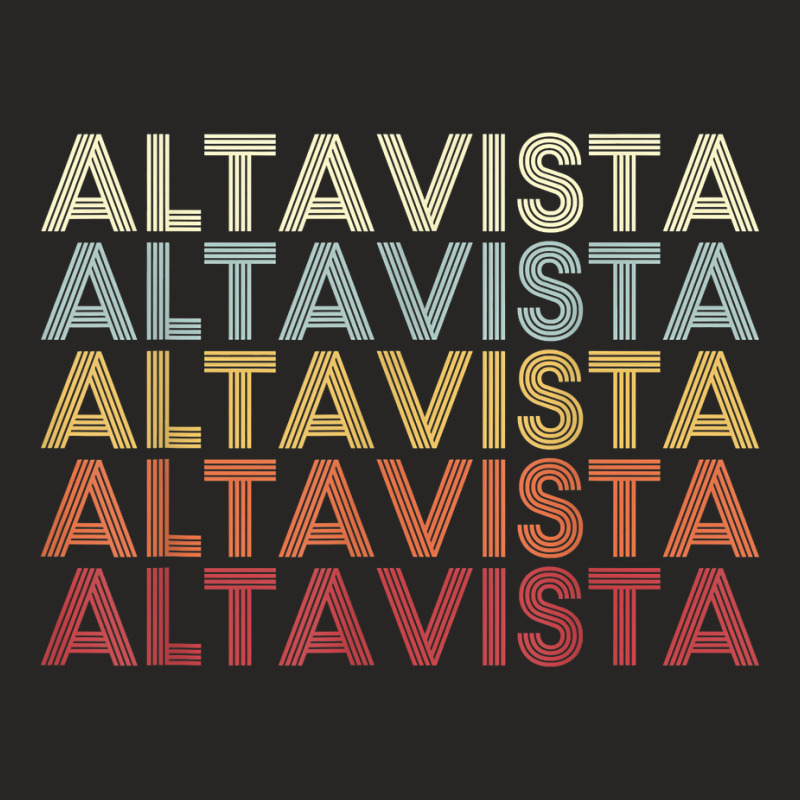 Altavista Virginia Altavista Va Retro Vintage Text T Shirt Ladies Fitted T-Shirt by lavenakf44f | Artistshot