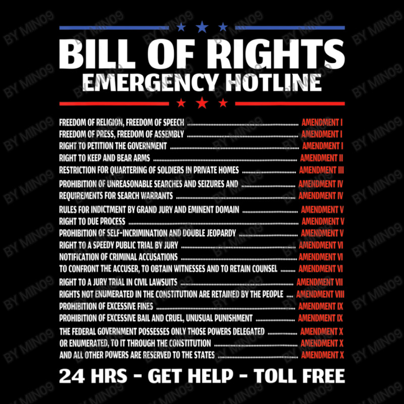 Bill Of Rights Emergency Hotline Amendment 1-10 Constitution Adjustable Cap by Min09 | Artistshot