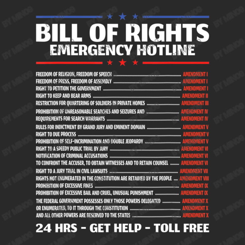 Bill Of Rights Emergency Hotline Amendment 1-10 Constitution Printed hat by Min09 | Artistshot