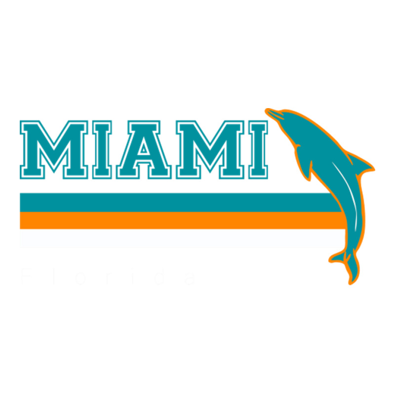 Miami Sports Football Athletic Novelty Dolphin Retro Sticker | Artistshot