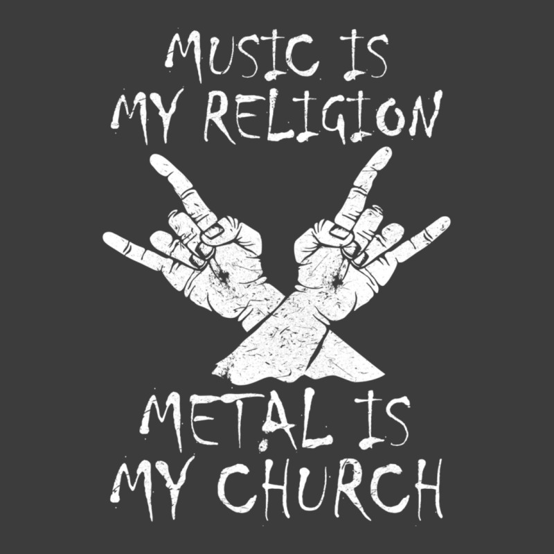 Metal Is My Church Heavy Metal Saying Gift Men's Polo Shirt by RubenGarcia | Artistshot