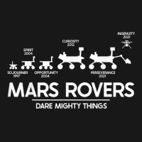 Mars Perseverance Rover Dare Mighty Things Landing Timeline Flannel Shirt | Artistshot