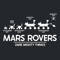 Mars Perseverance Rover Dare Mighty Things Landing Timeline Crewneck Sweatshirt | Artistshot