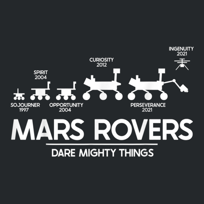 Mars Perseverance Rover Dare Mighty Things Landing Timeline Crewneck Sweatshirt by JoshuaDavidRocoe | Artistshot