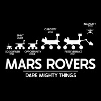 Mars Perseverance Rover Dare Mighty Things Landing Timeline Men's Long Sleeve Pajama Set | Artistshot