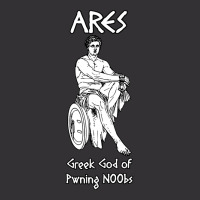 Ares, Greek God Of Pwning N00bs Vintage Hoodie | Artistshot