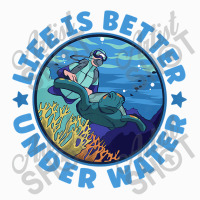 Life Is Better Under Water Marine Biology Scuba Diver Premium Coffee Mug | Artistshot