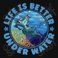 Life Is Better Under Water Marine Biology Scuba Diver Premium Skinny Tumbler | Artistshot