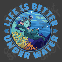 Life Is Better Under Water Marine Biology Scuba Diver Premium Men's Polo Shirt | Artistshot