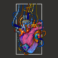 Cyborg Robot Heart Vaporwave Futuristic Cyberpunk Clothing Champion Hoodie | Artistshot