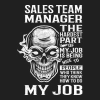 Sales Team Manager T Shirt - The Hardest Part Gift Item Tee Ladies Polo Shirt | Artistshot