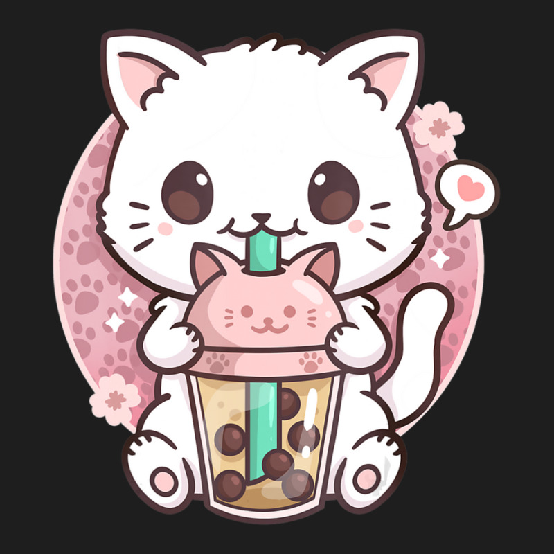 Boba Cat Boba Tea Bubble Tea Kawaii Anime Cat Kawaii Neko Classic T-shirt by Min08 | Artistshot