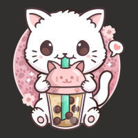 Boba Cat Boba Tea Bubble Tea Kawaii Anime Cat Kawaii Neko Champion Hoodie | Artistshot