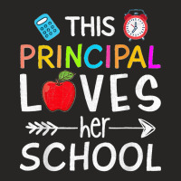 Happy Back To School This Principal Loves Her School Ladies Fitted T-shirt | Artistshot