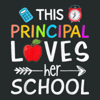 Happy Back To School This Principal Loves Her School Women's Triblend Scoop T-shirt | Artistshot