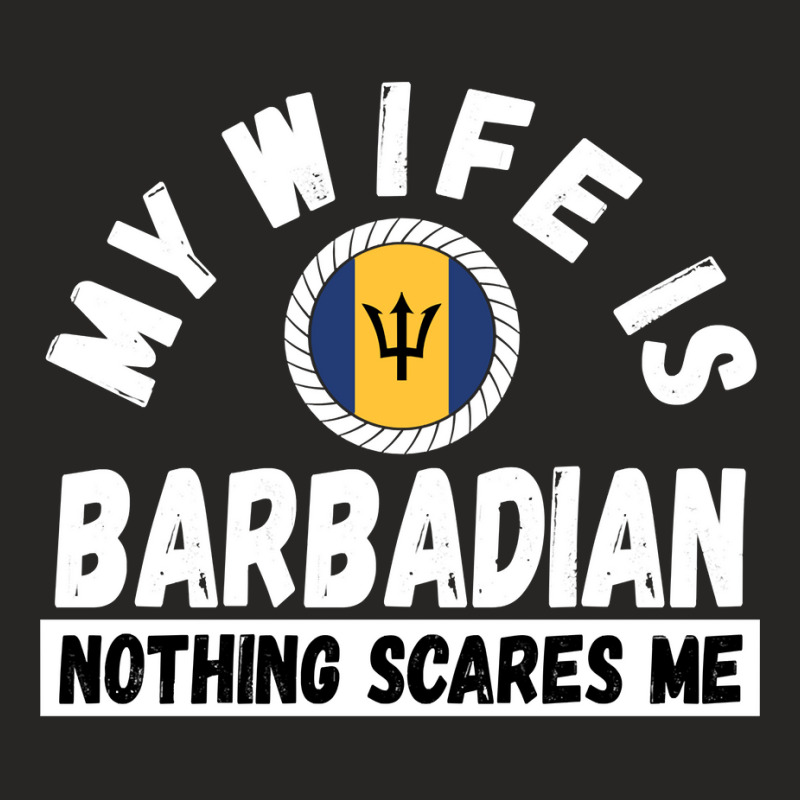 Barbadian Wife Barbados Heritage Roots Flag Husband Wedding Pullover H Ladies Fitted T-Shirt by alicakarste3vs | Artistshot