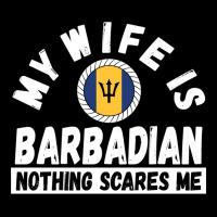 Barbadian Wife Barbados Heritage Roots Flag Husband Wedding Pullover H Cropped Hoodie | Artistshot