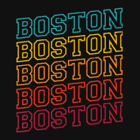 Boston Massachusetts Retro Vintage Boston Souvenir Boston Baby Bibs | Artistshot