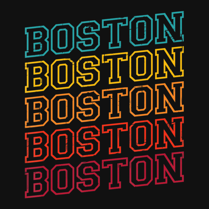 Boston Massachusetts Retro Vintage Boston Souvenir Boston Baby Beanies | Artistshot