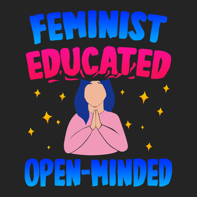 Feminist, Educated, Open-minded 3/4 Sleeve Shirt by Brink Beaulah | Artistshot