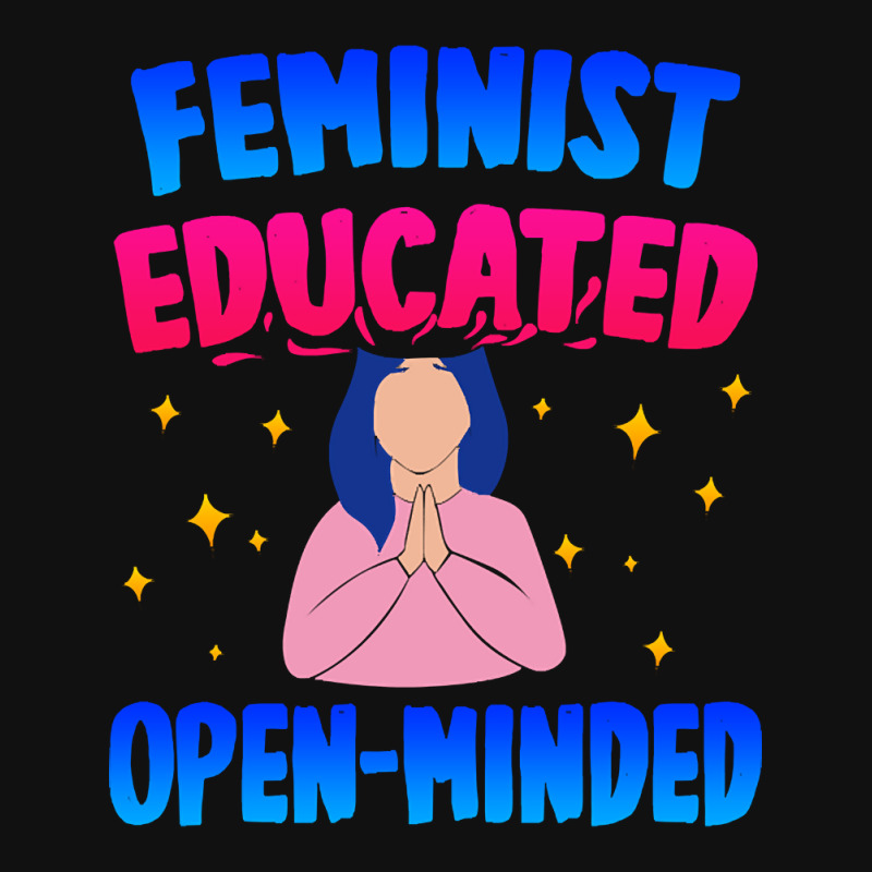 Feminist, Educated, Open-minded Baby Bibs by Brink Beaulah | Artistshot