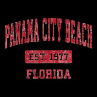 Panama City Beach Florida Fl Vintage Sports Design Red Desig Long Sleeve Shirts | Artistshot