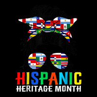 National Hispanic Heritage Month Latin Flags Messy Bunt Adjustable Cap | Artistshot