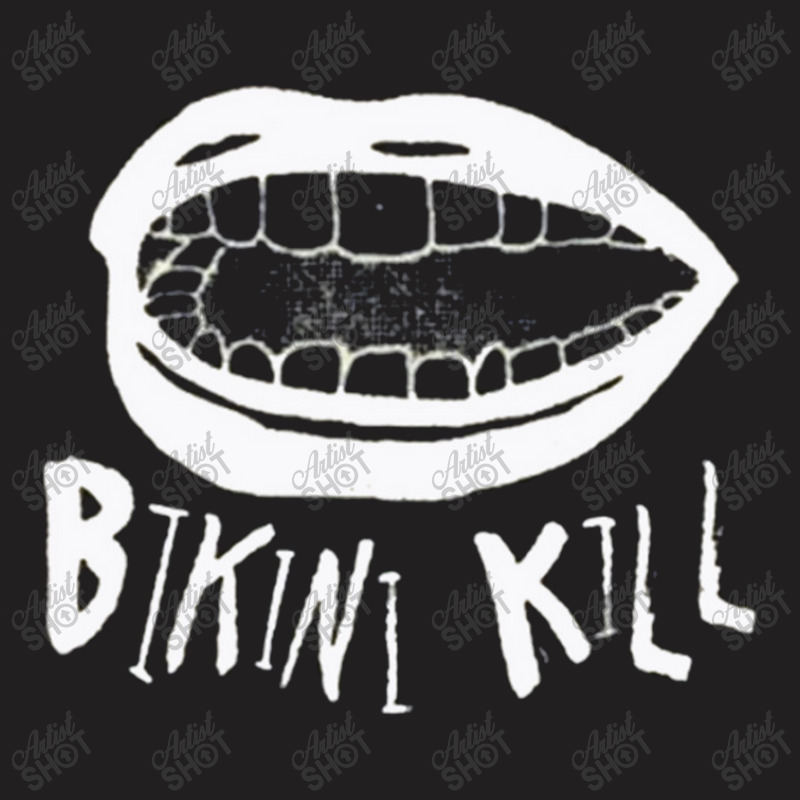 Lips On Bikini Kill T-Shirt by RandallMitchell | Artistshot